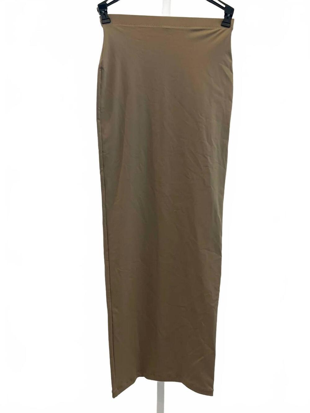 NEW SKIMS women's recycled swim long tube skirt in dessert